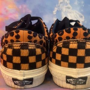 Multi Pattern Low Tops vans